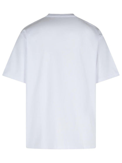 JW Anderson 'Anchor' Vit bomulls-T-shirt