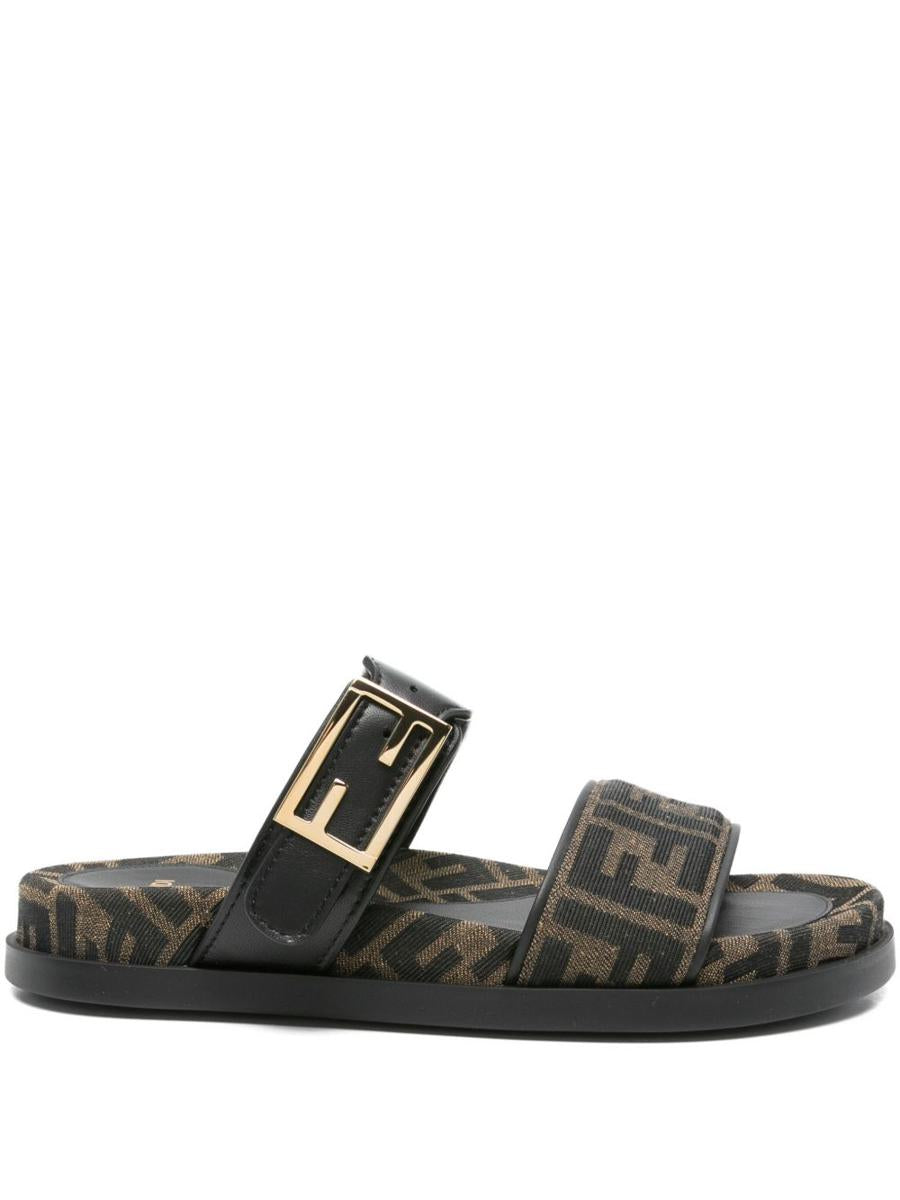 Fendi Fendi Feel Lädersandaler