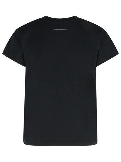 MM6 Maison Margiela svart bomulls-T-shirt