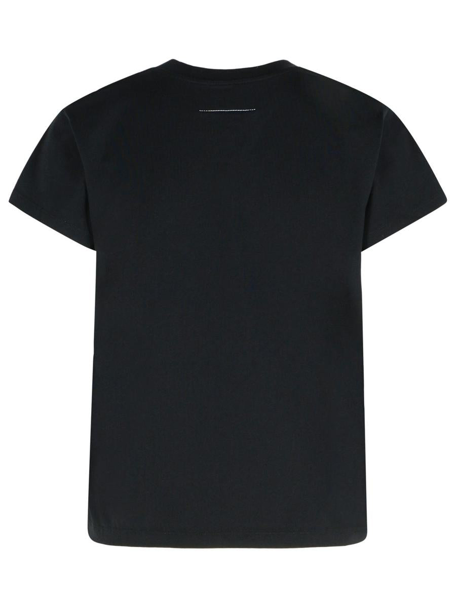 MM6 Maison Margiela svart bomulls-T-shirt