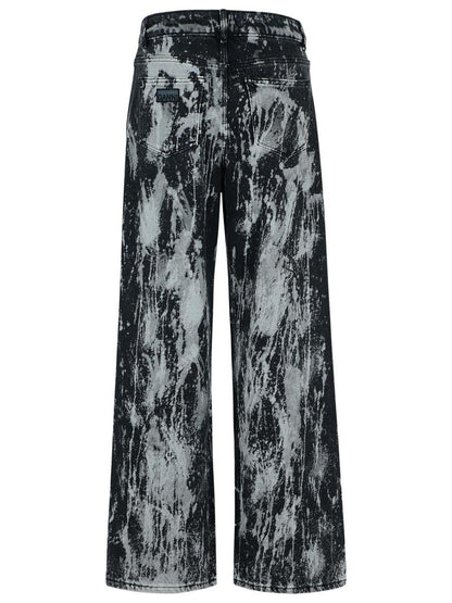 Ganni 'Izey' svarta bomullsjeans