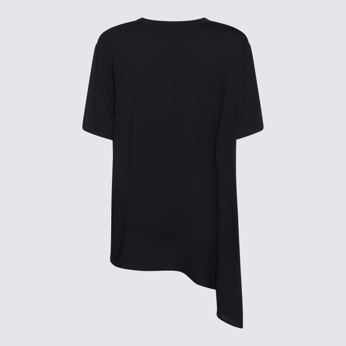 Fabiana Filippi Mörkblå Viskos T-shirt
