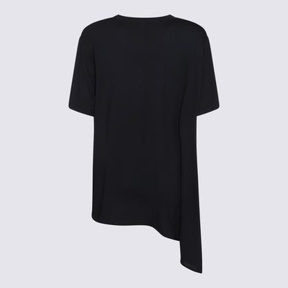 Fabiana Filippi Mörkblå Viskos T-shirt