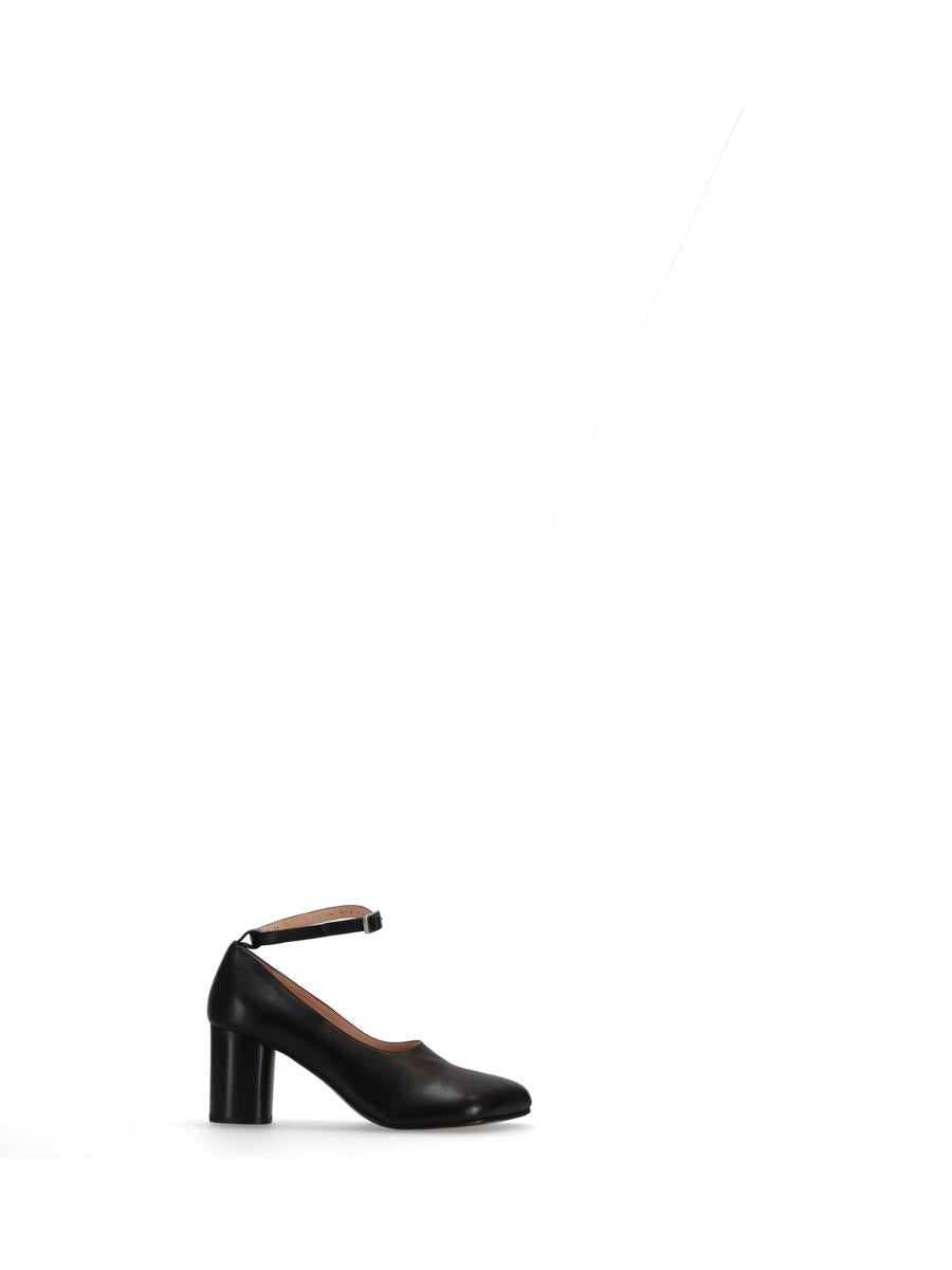 Niccolò Pasqualetti Obliqua Block Heel Pumps - Kalvskinnsläder