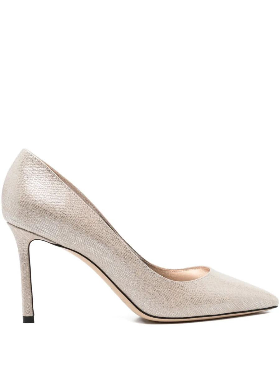 Jimmy Choo Romy 85 Pumps i lamétyg