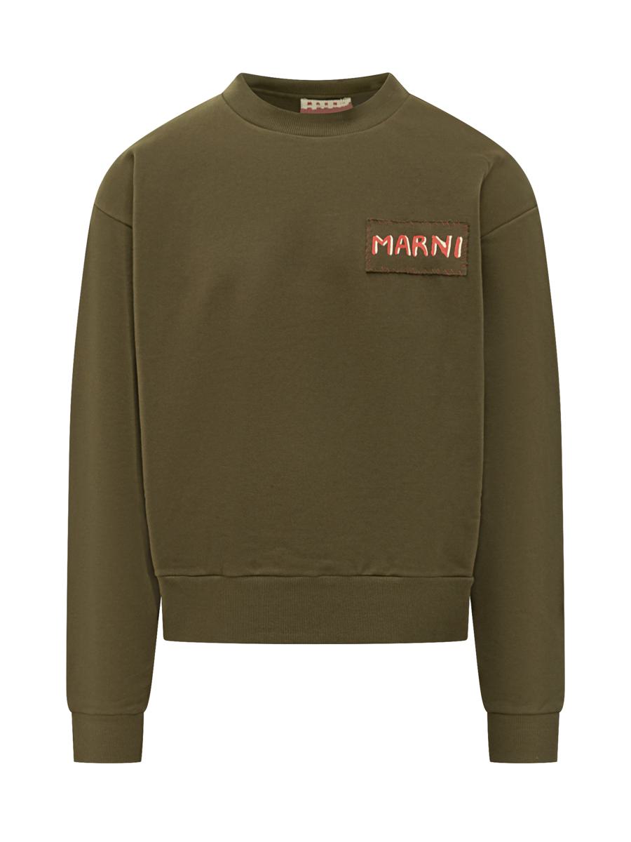 Marni tröja med broderad logotyp Marni