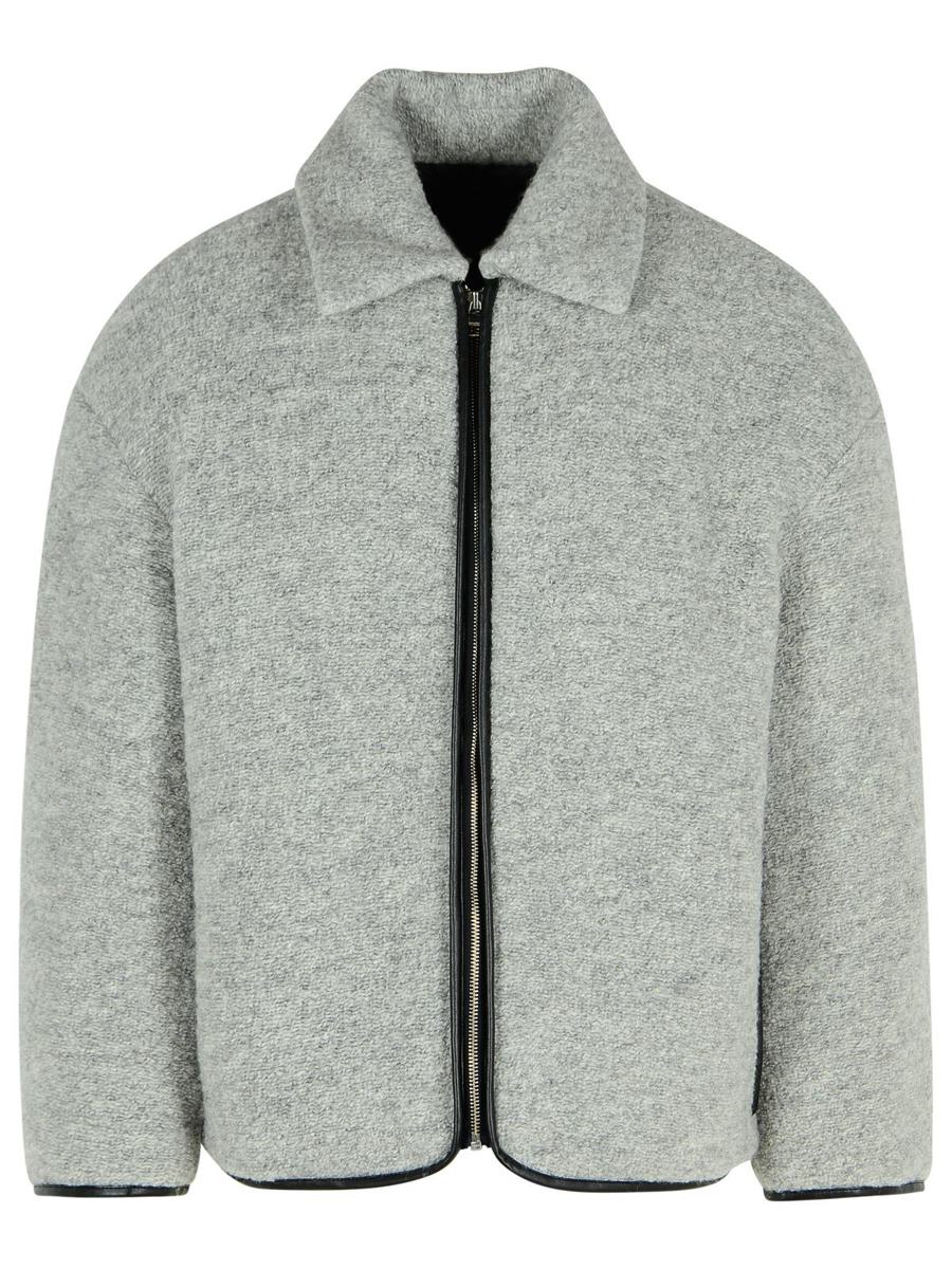 JW Anderson Grå ullblandad jacka