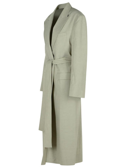 PAROSH Green Viscose Blend Duster