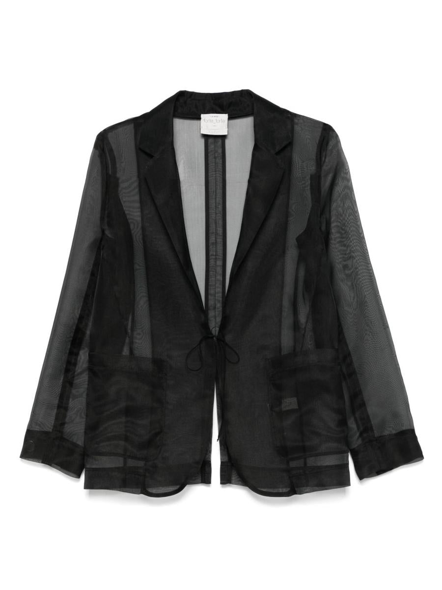 Forte_Forte Organza-jacka i siden