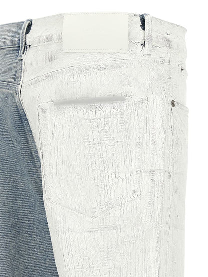 Lila jeans från märket 'Crackle Silver'