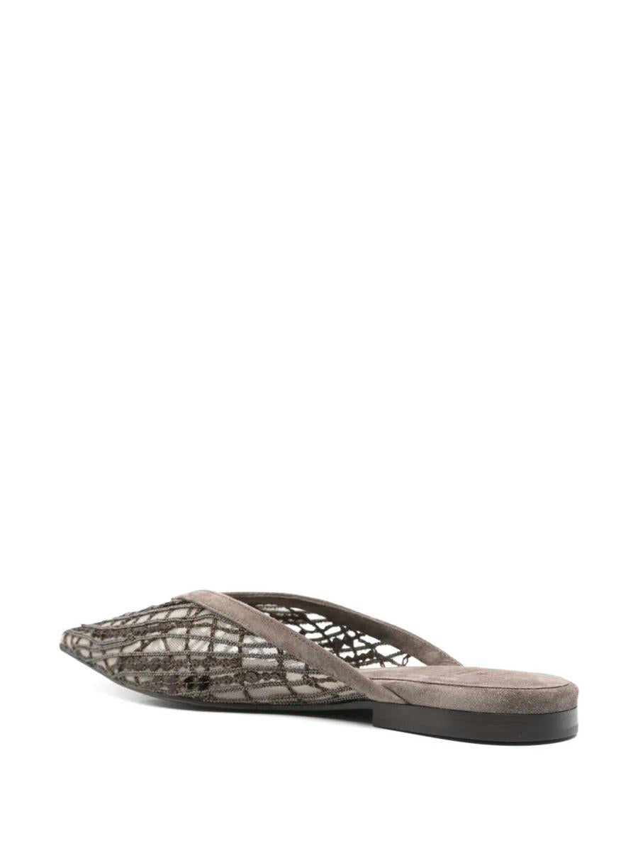 Brunello Cucinelli platta balettskor