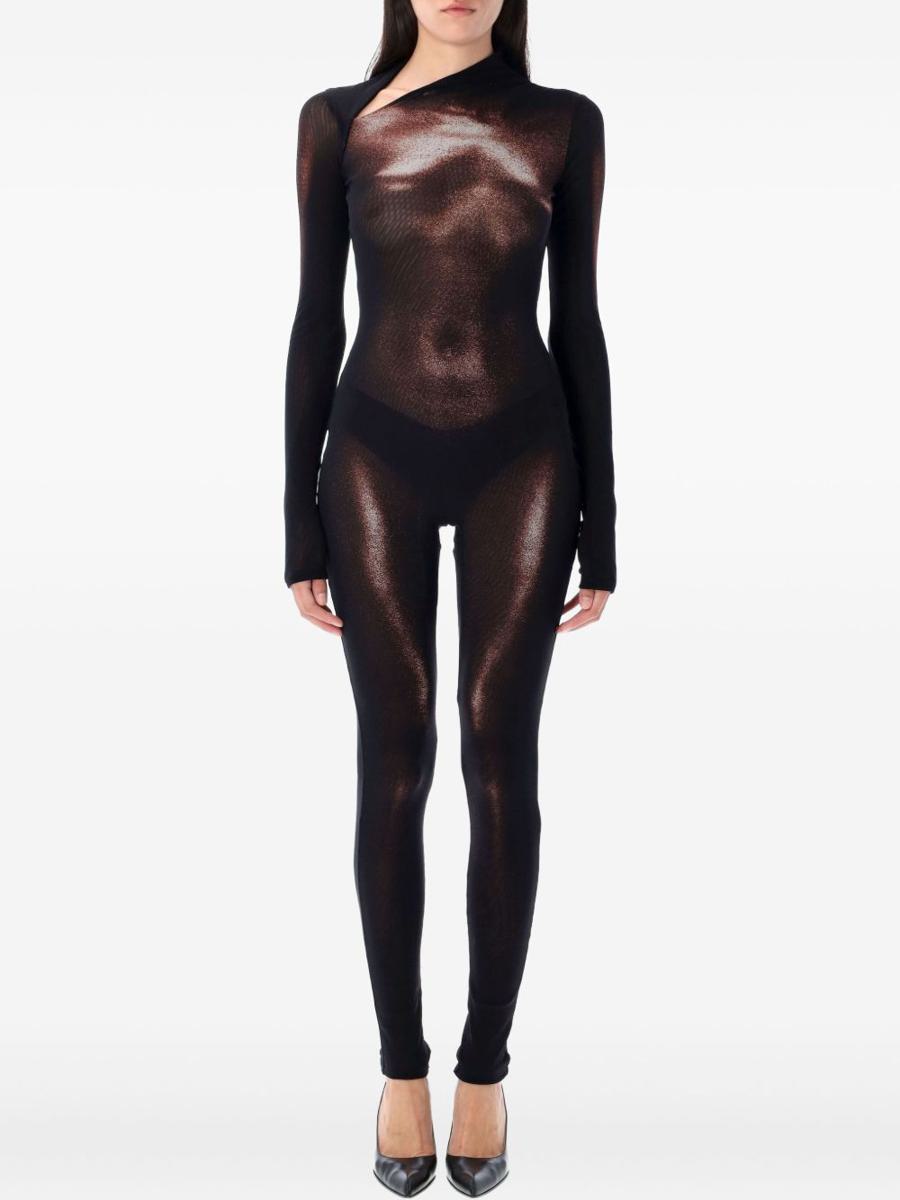 Jean Paul Gaultier Bronze Body Dust Jumpsuit