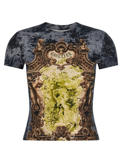 Jean Paul Gaultier 'The Blue Médaillon' T-shirt