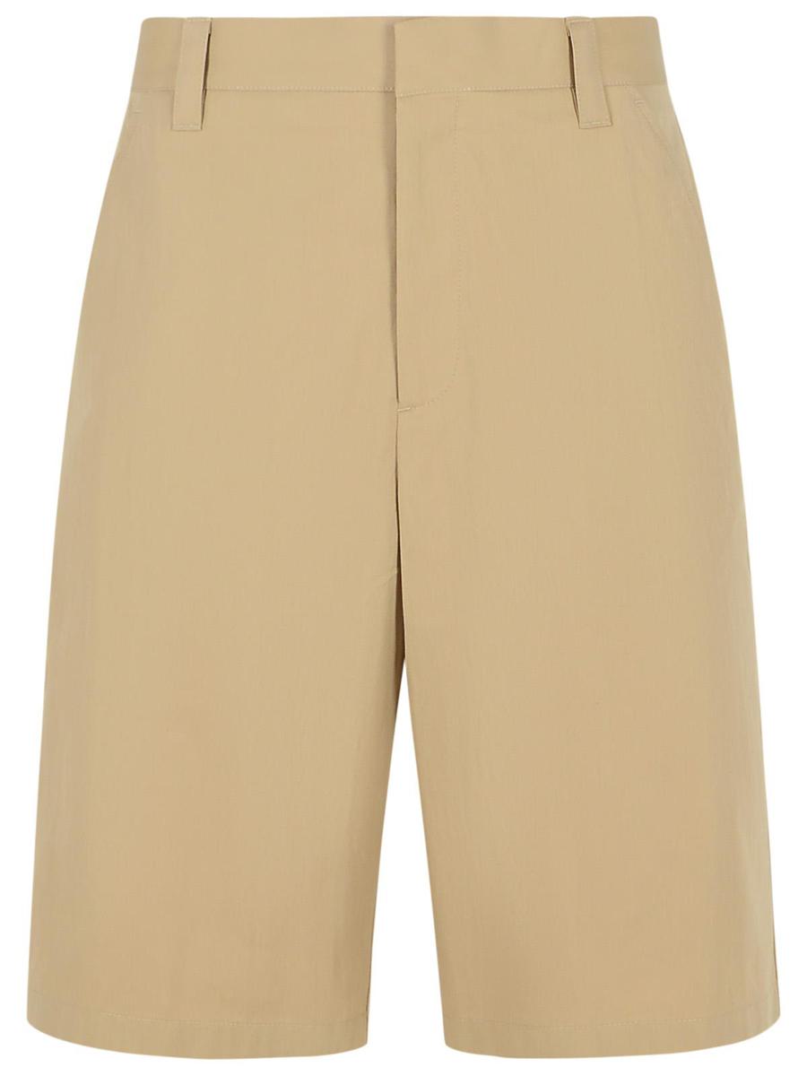 Moschino Beige Bermudashorts i Bomullsblandning