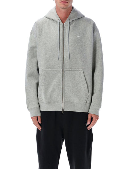 Nike Solo Swoosh Fleece Hoodie med Dragkedja
