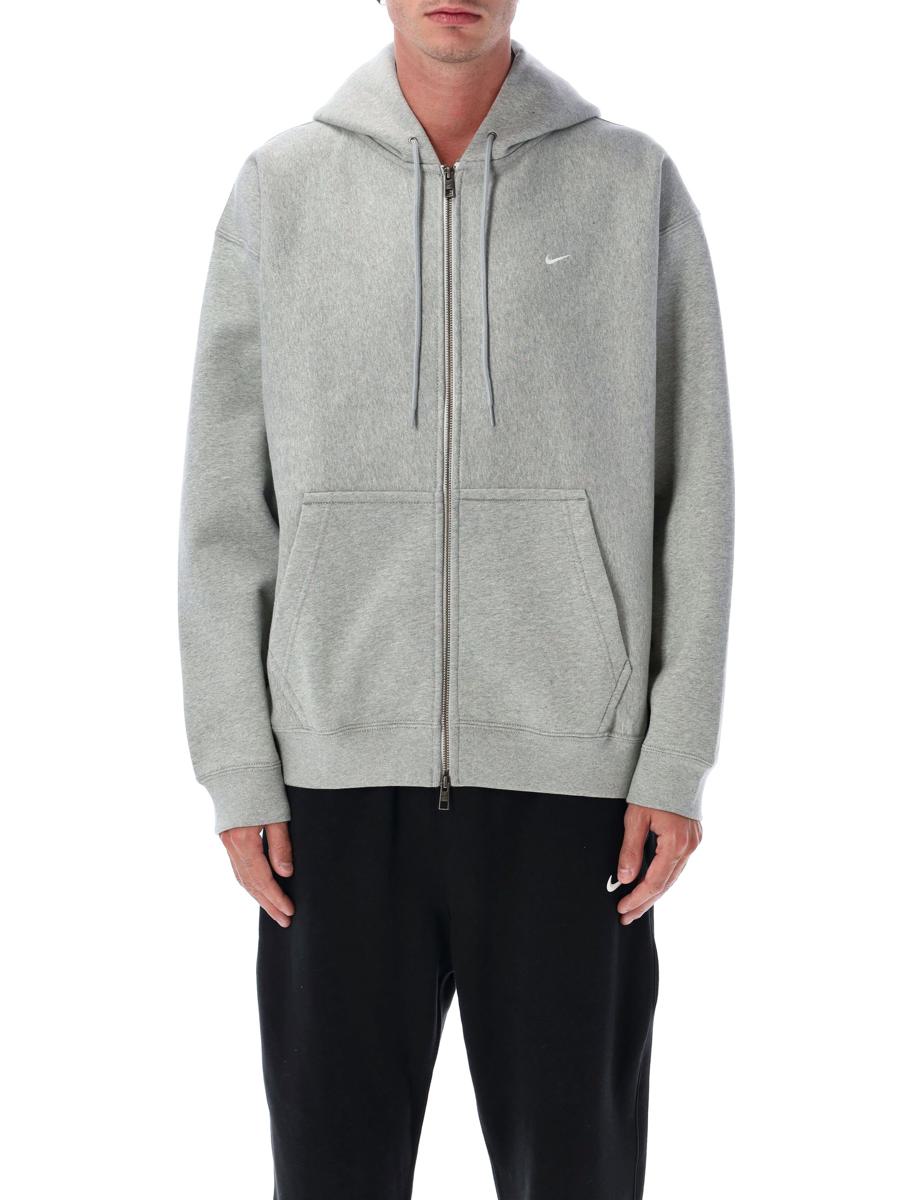 Nike Solo Swoosh Fleece Hoodie med Dragkedja