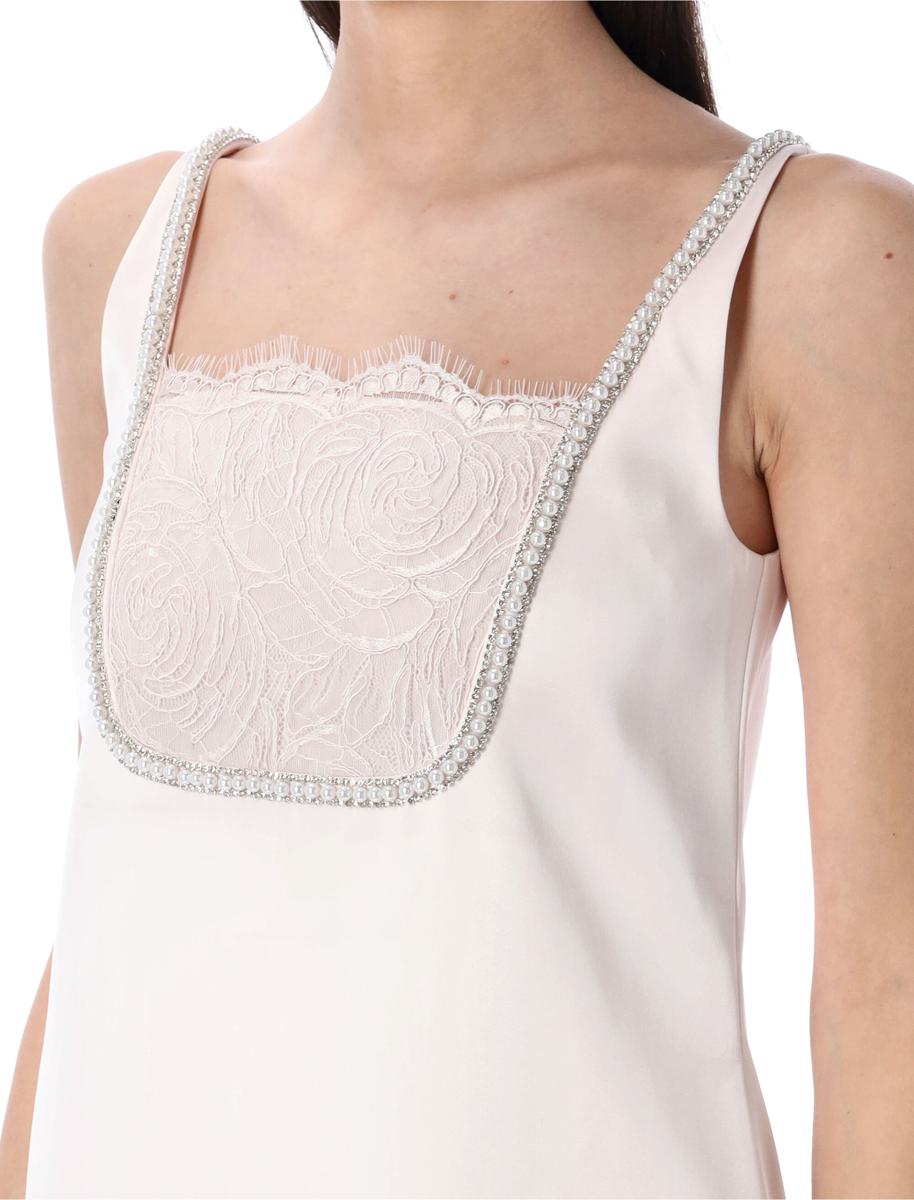 Självporträtt Satin Miniklänning