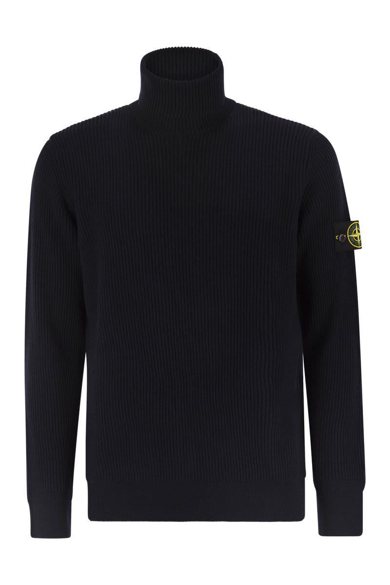 Stone Island Fint Ribbad Polotröja
