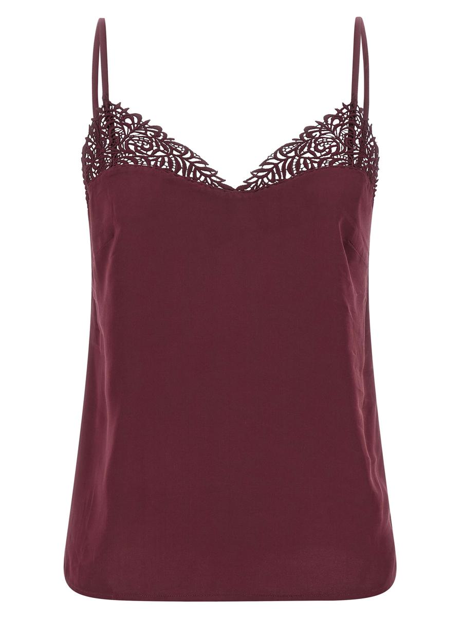 Twinset topp i satinspets