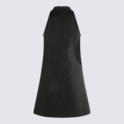 Courrèges Black Wool Mini Dress