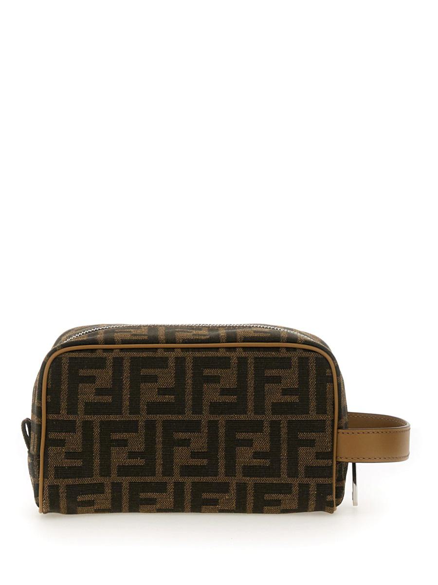 Fendi Skönhetsväska "Ff" Jacquard Liten