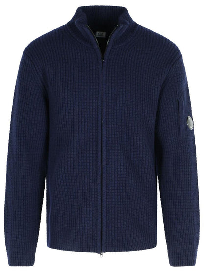 CP Company Marinblå ullblandad tröja