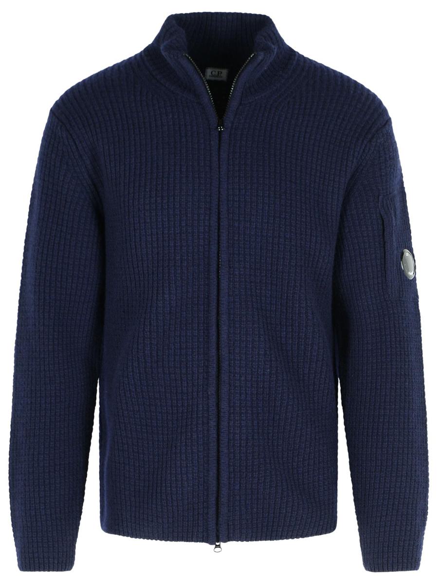 CP Company Marinblå ullblandad tröja