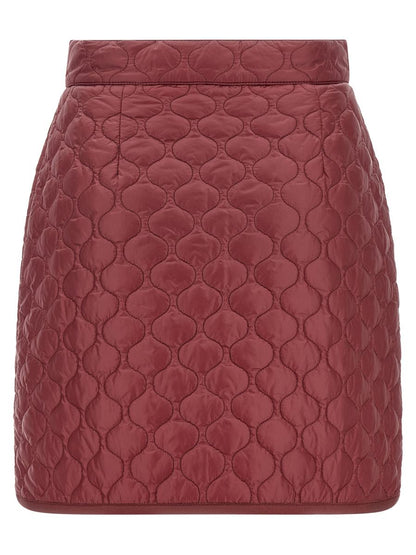 Moncler Fyrkantig Quiltkjol