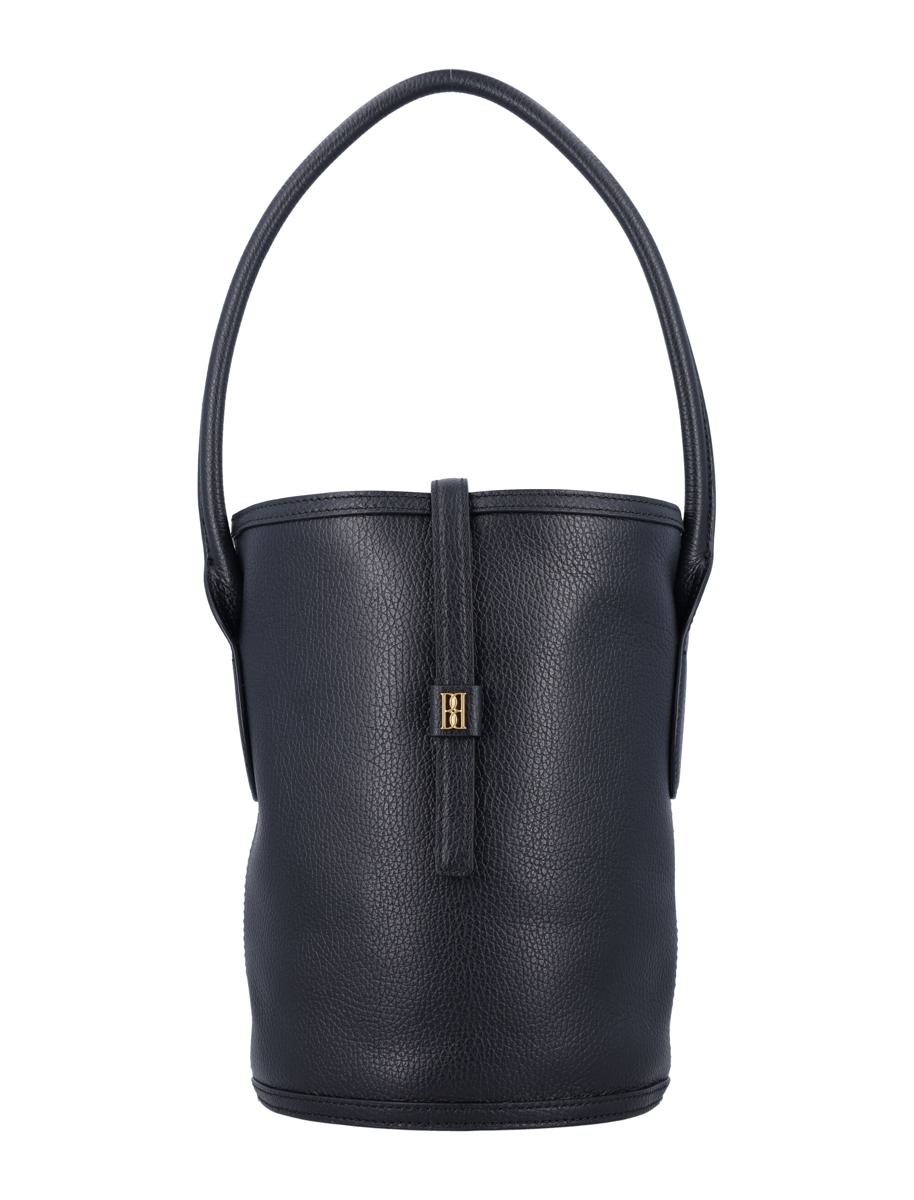 By Malene Birger Marylle Liten Kornig Läder Bucket Bag