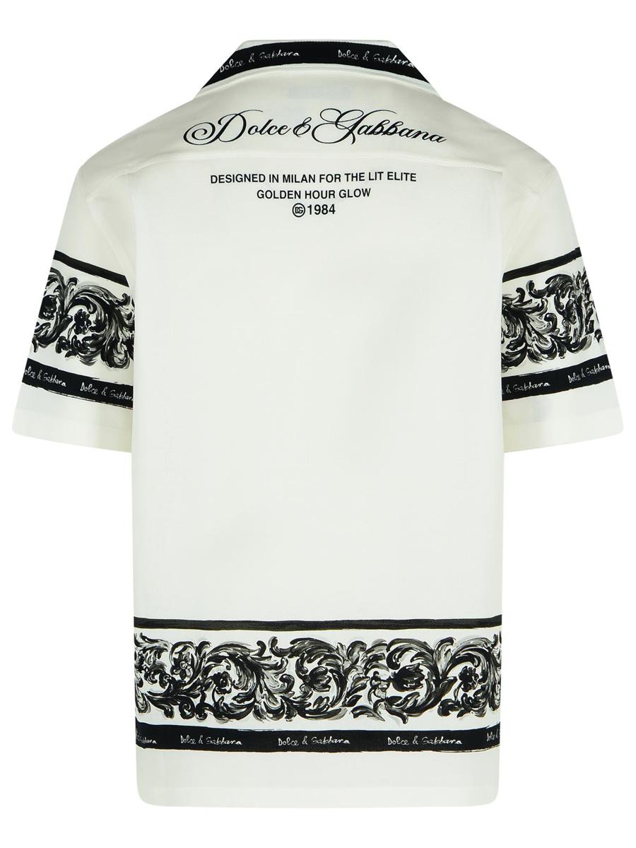 Dolce &amp; Gabbana Vit bomullsskjorta