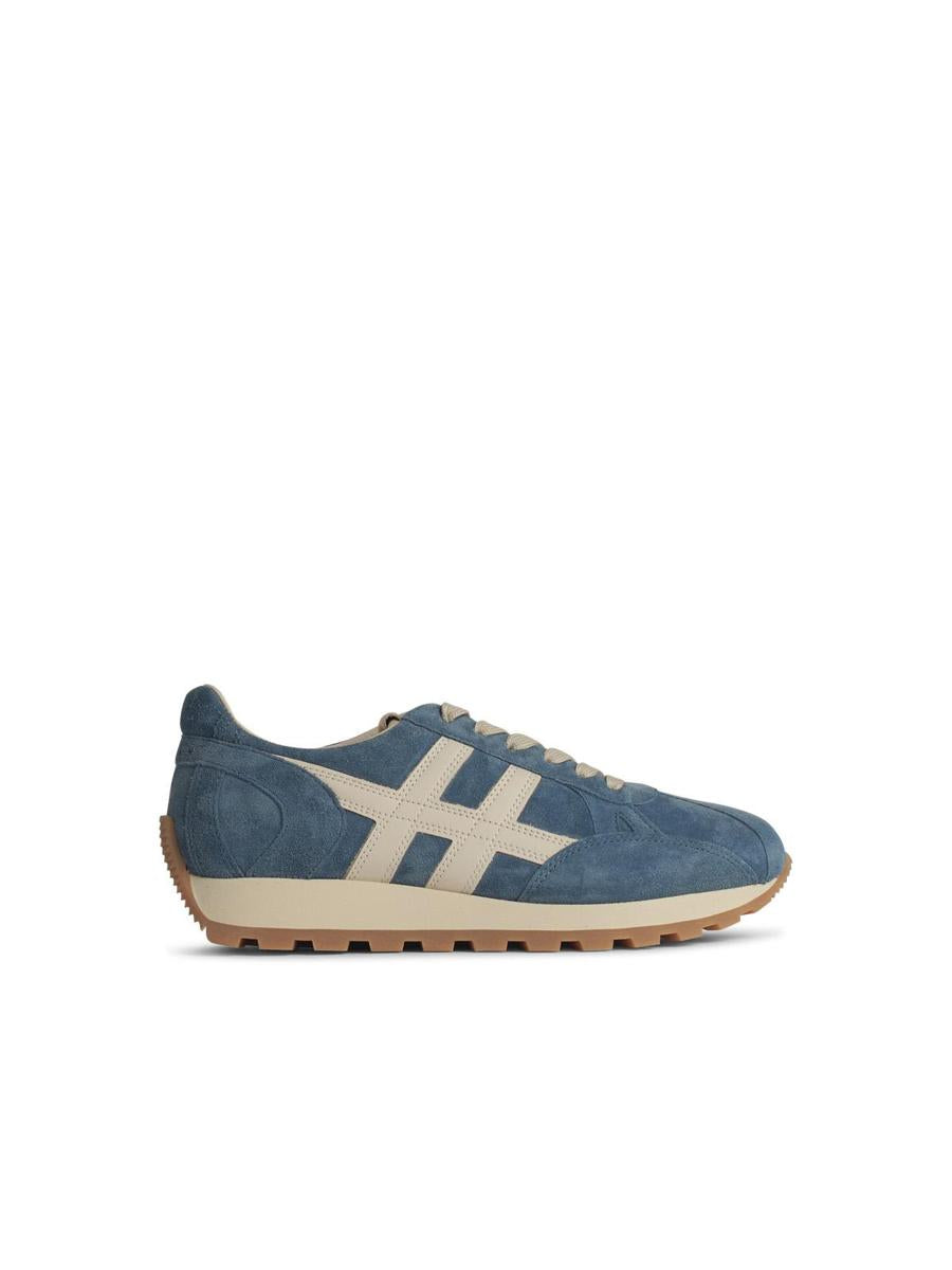 Hogan 'H673' ljusblå lädersneakers