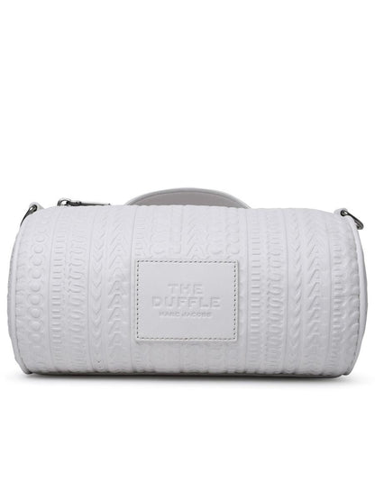 Marc Jacobs 'Duffle' vit läderväska