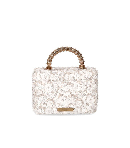 Kurt Geiger London Kensington Paillettes Mini Vit Handväska