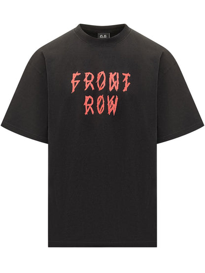 M44 Label Group – Svart, överdimensionerad t-shirt med tryck från 44 Label Group