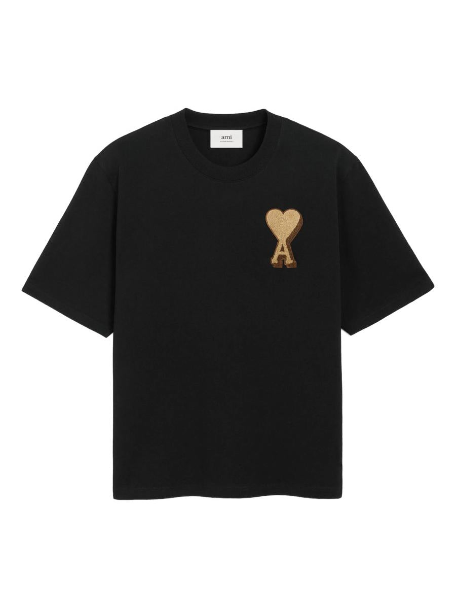 AMI Paris T-shirt T-shirtshirt med lapp Kläder