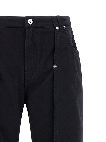 Jean Paul Gaultier 'Snäppknappsdenim'-jeans