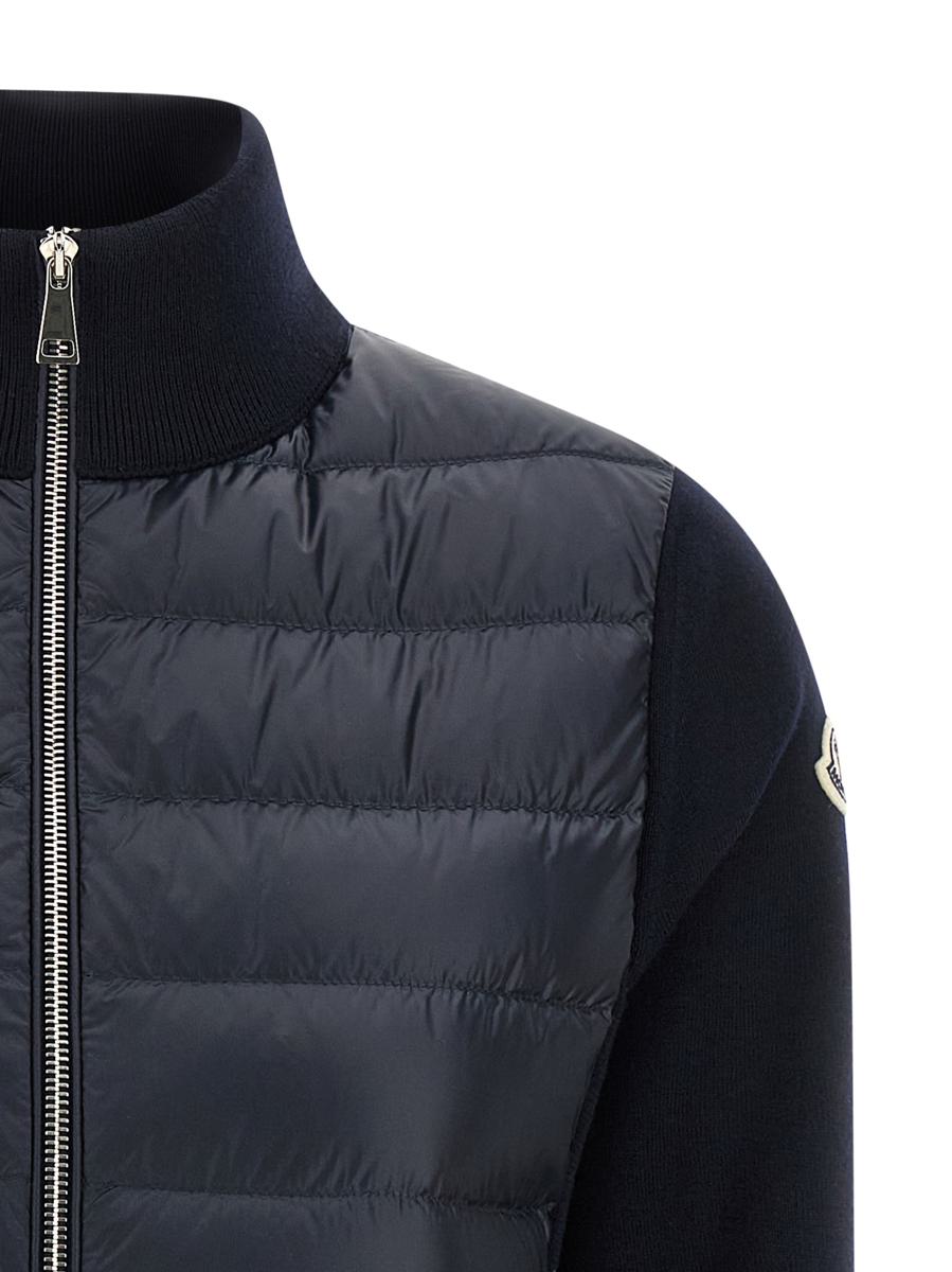 Moncler kofta i två material