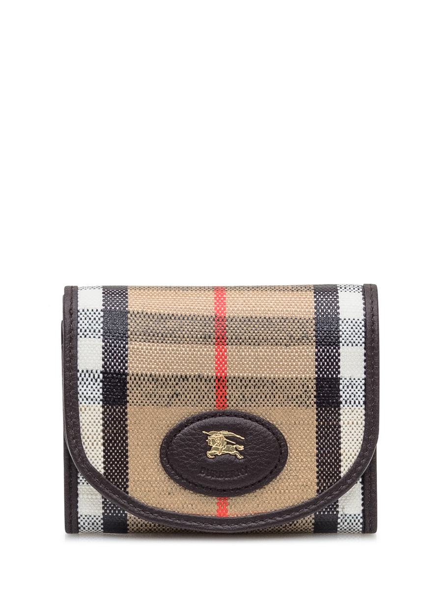 Burberry Burberry Plånbok i tartantyg och läder