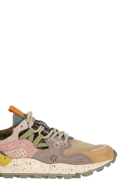 Flower Mountain Yamano 3 - Sneakers i mocka och tekniskt tyg