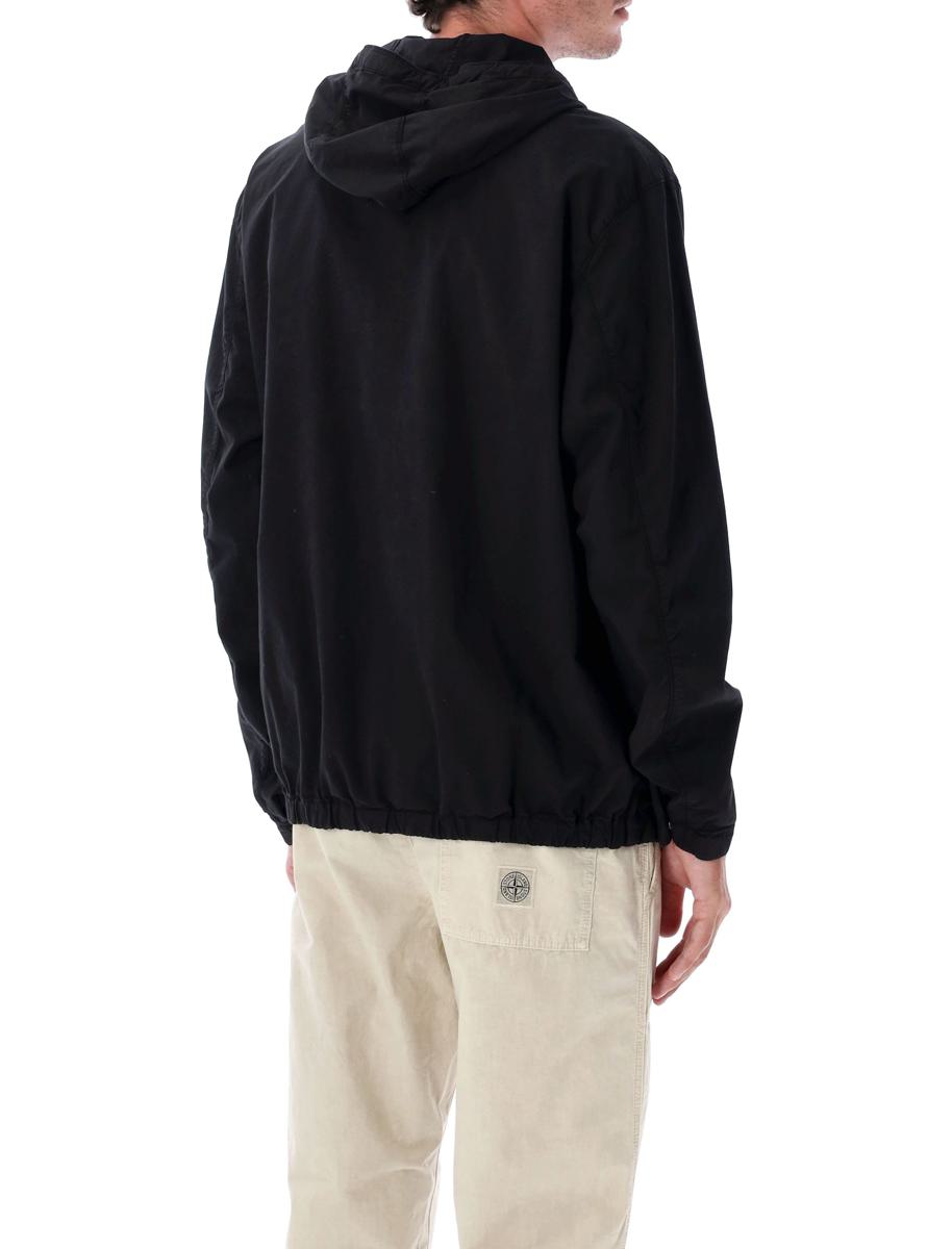 Stone Island Stretch Supima® bomullstwilljacka med huva