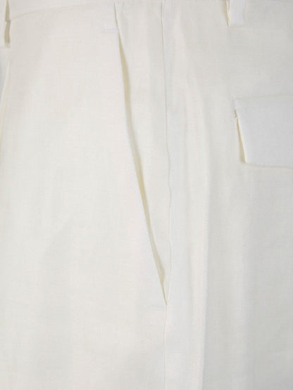 Lardini Linen Formella Bermuda Shorts