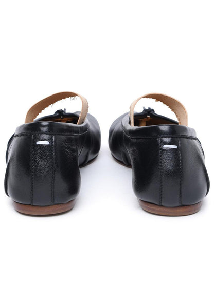 Maison Margiela 'Tabi' Black Nappa Ballet Flats