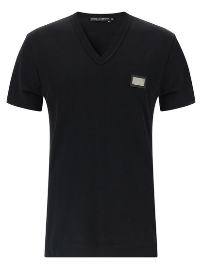 Dolce &amp; Gabbana-t-shirt med logotyp