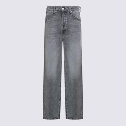 Grå bomullsjeans från Mother