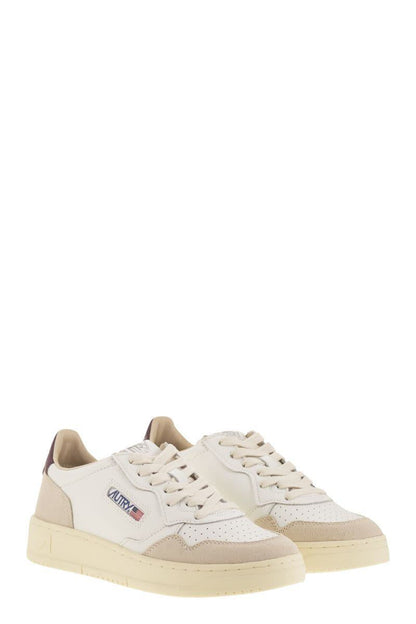 Autry Medalist Low - Sneakers i läder och mocka
