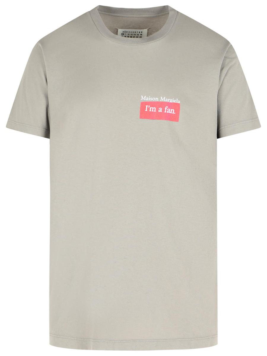Maison Margiela grå bomulls-T-shirt