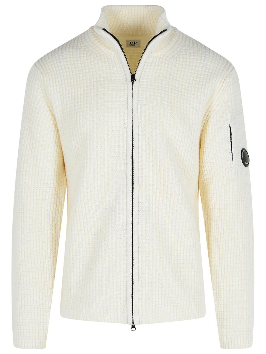 CP Company Elfenbensvit ullblandad tröja
