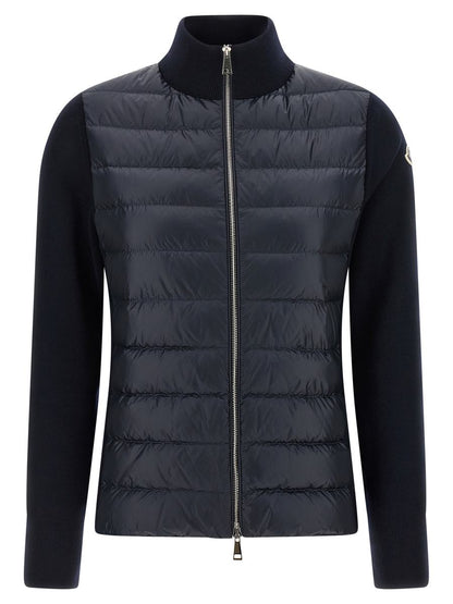 Moncler kofta i två material