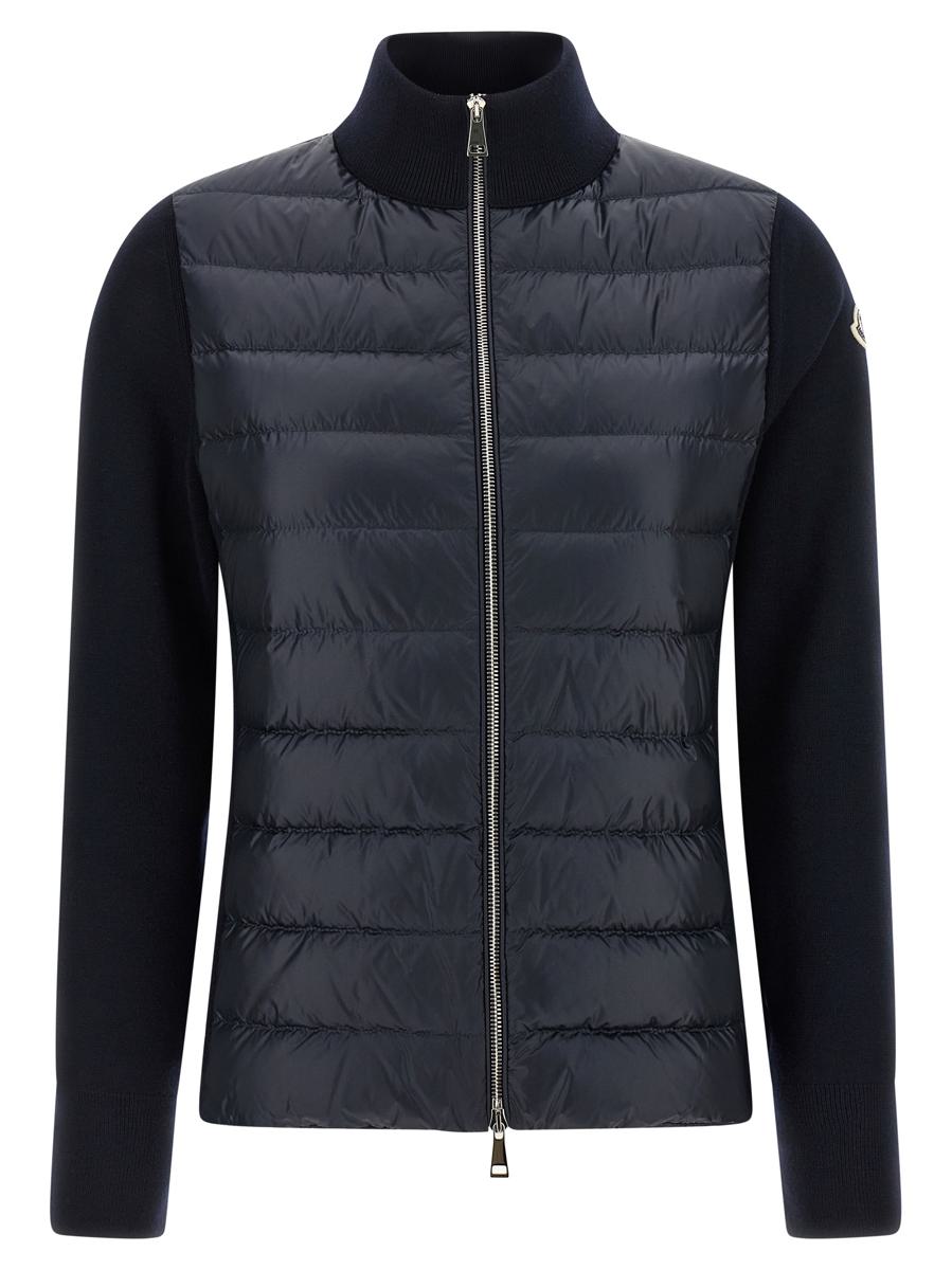 Moncler kofta i två material
