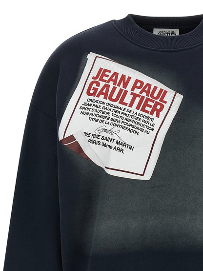 Jean Paul Gaultier-tröjan "Den blå Gaultier-etiketten"